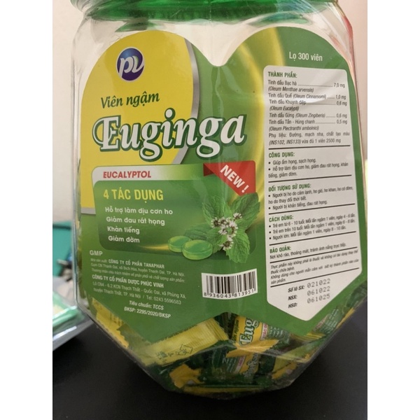Kẹo ngậm ho Euginga viên lẻ