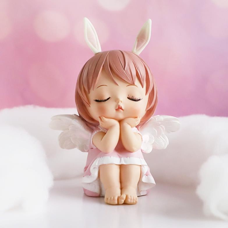 Mô hình thiên thần Anime trang trí taplo ô tô