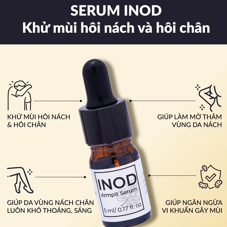 Serum hôi nách inod huyền phi khử mùi hôi nách, triệt hôi nách, hôi tay, hôi chân, giảm tiết mồ hôi