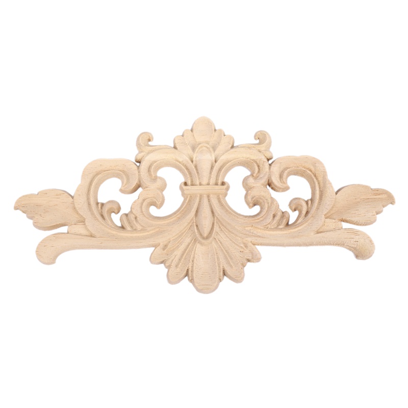 2 Miếng Dán Góc Tủ Chạn Khắc Gỗ Phong Cách vintage 22x10cm