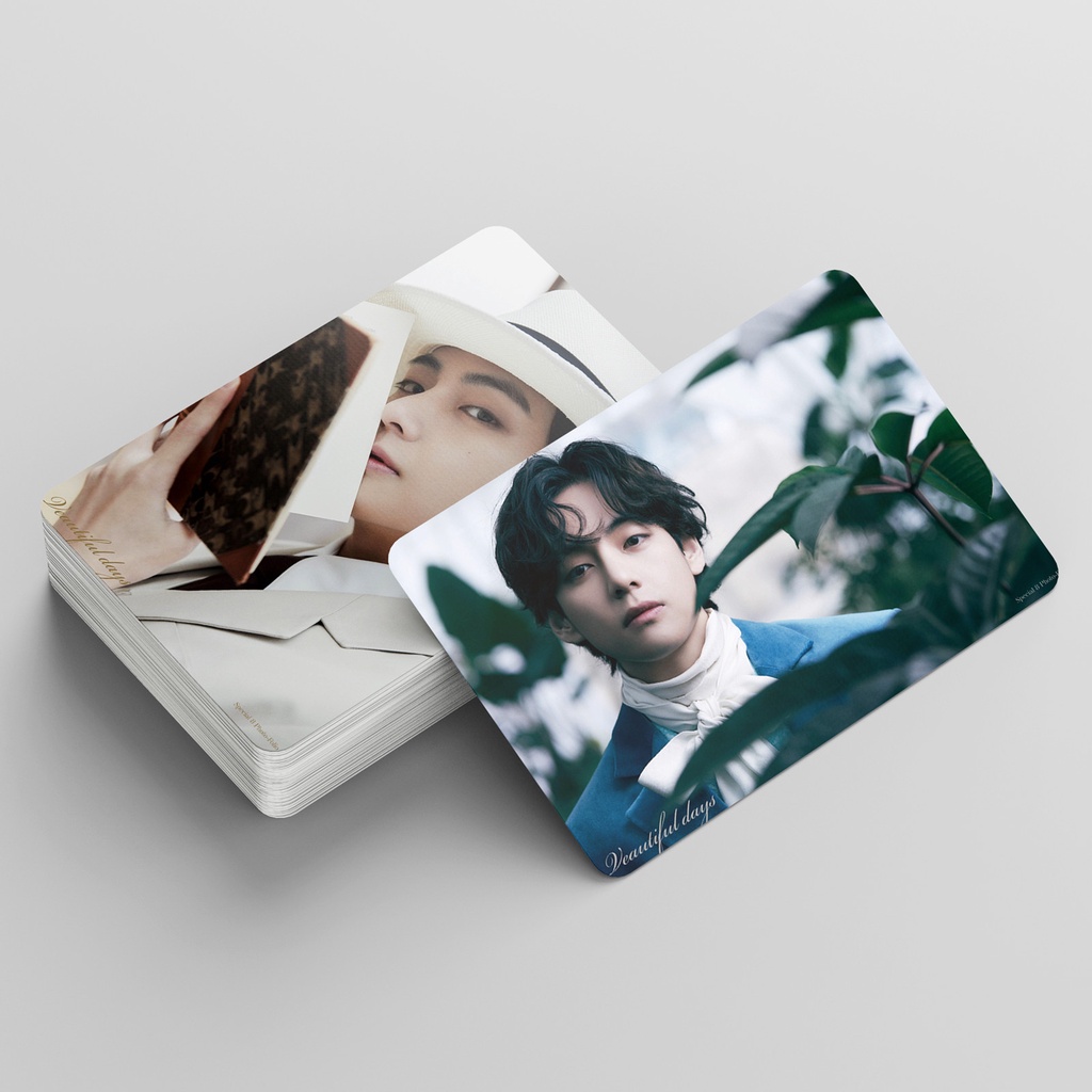 BTS V Album Veautiful Day JIMIN ID : Chaos Photocard Bangtan Boys DALMAJUNG Proof 《Yet To Come》2022FESTA V JUNGKOOK Lomo Card 54pcs/box