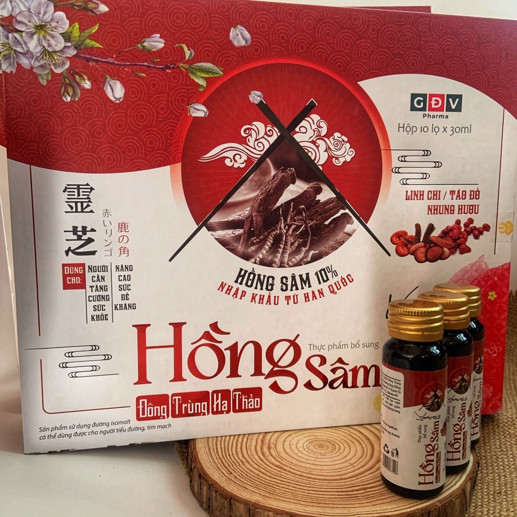 Thực Phẩm Bổ Sung HỒNG SÂM Nhập Khẩu HÀN QUỐC - ĐÔNG TRÙNG HẠ THẢO/ LINH CHI/ TÁO ĐỎ/ NHUNG HƯƠU