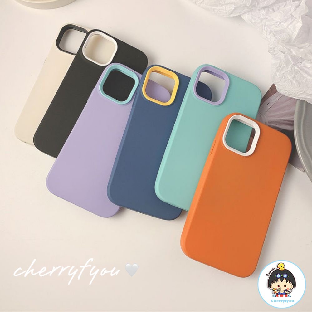 Ốp Điện Thoại TPU Dẻo Màu Macaron Phong Cách Quân Đội Chống Sốc Cho IPhone 14 13 12 11 Pro Max XS XR 8 7 Plus