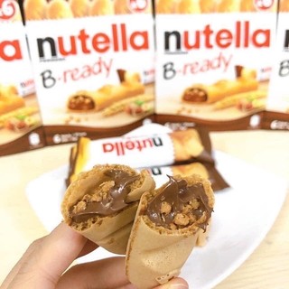 Bánh Nutella B-ready nhân kem socola hạt phỉ (132g) - Đức