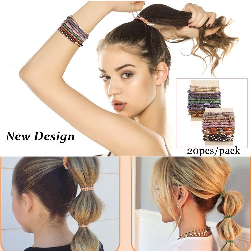 FOREVER Dây Cột Tóc Dày Dặn Nhiều Màu Sắc Phong Cách Boho Thời Trang Cho Nữ