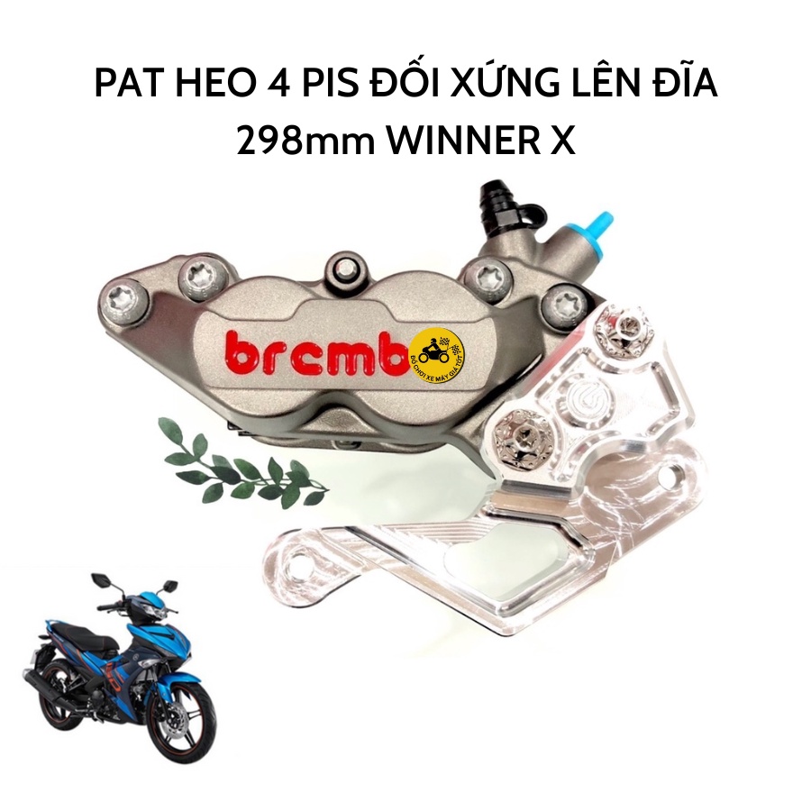 Pat Heo B_REM 4Pis Lên Đĩa Lớn 298mm Cho Winner - Winner X - ABS