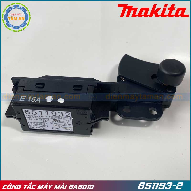 Công tắc máy mài 125MM 150MM GA5010 GA6010 Makita 651193-2