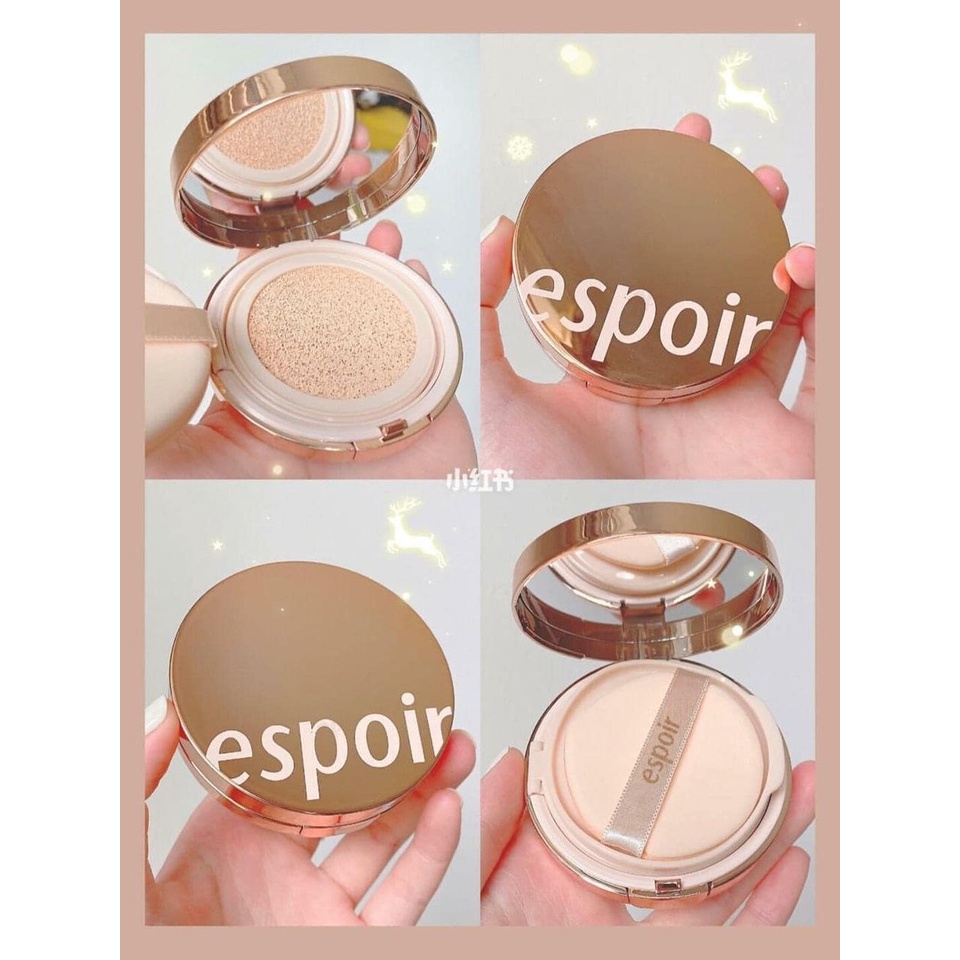 Phấn nước Espoir Pro Tailor Be Glow Cushion SPF42 PA+++ set gồm 1 hộp + kèm 1 lõi