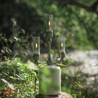 Đèn ga Campingmoon T-1D Camping Lantern, Aluminium Glass Candle