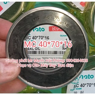 Phớt máy cày, máy gặt 4016, 40x70x16