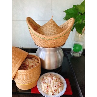 Bộ Chõ Hấp Xôi Đồ Xôi Chính Hãng Nước Lào Cao Cấp dùng được nhiều loại bếp tặng mã giảm giá, miễn phí ship