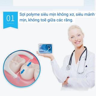 Combo chỉ nha khoa Hàn Quốc Chính Hãng Tăm Nha Khoa DENTAL FLOSSERS và Lật đật mini