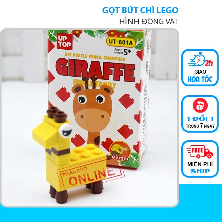 Gọt Bút Chì Xếp Hình Thú - Hươu Cao Cổ