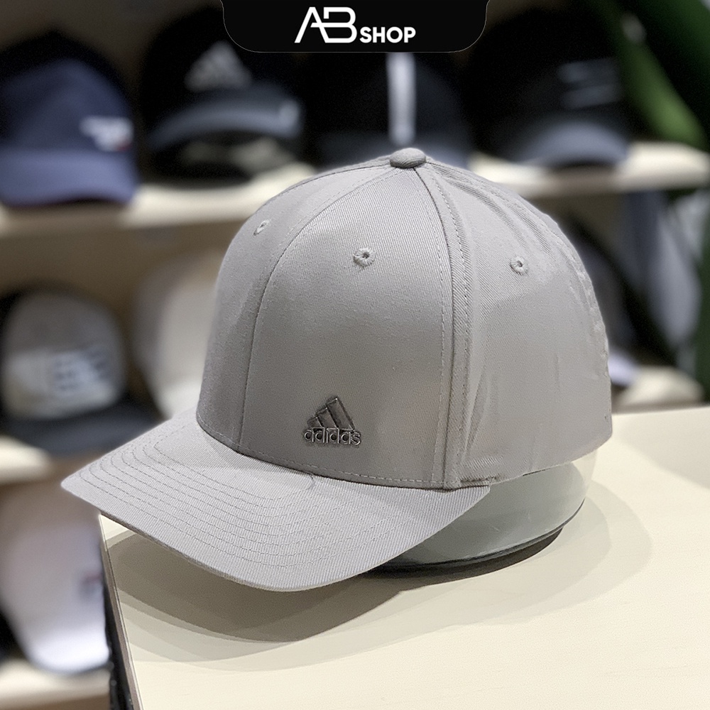 Mũ Lưỡi Trai Adidas Logo Inox Mini Bít Đuôi 2 màu