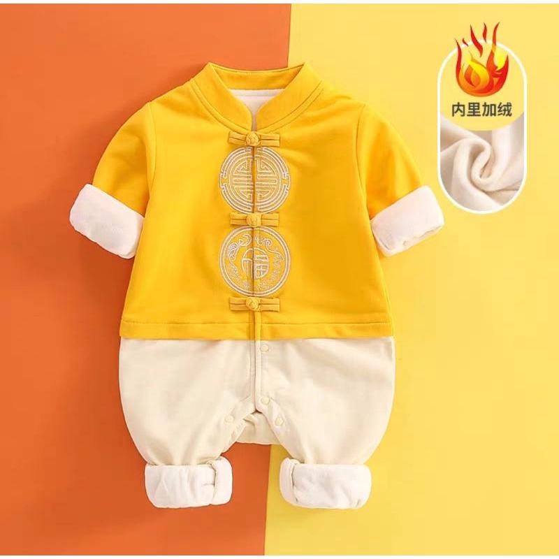 Bodysuit Tết cho bé nỉ bông