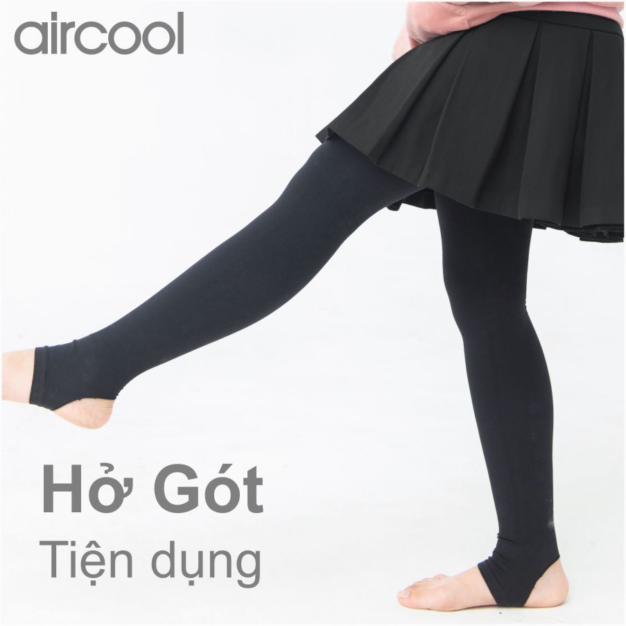 Quần tất giữ nhiệt bé gái AIRCOOL siêu co giãn sợi modal giữ ấm cho bé từ 3-15 tuổi