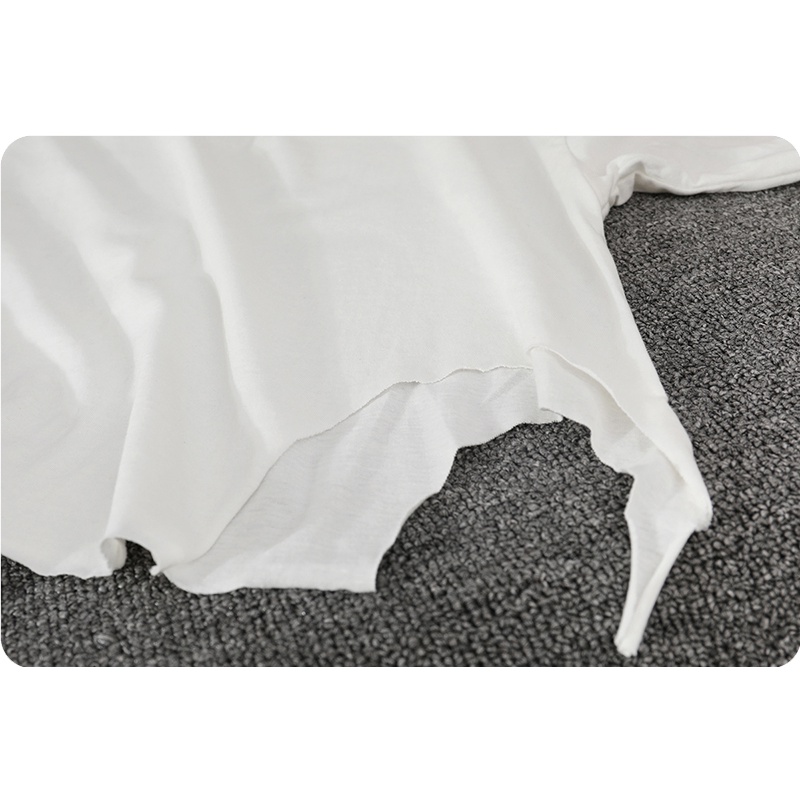 Áo Thun cotton Trắng Dáng Rộng Họa Tiết Chữ Beggar Thời Trang Cho Bé