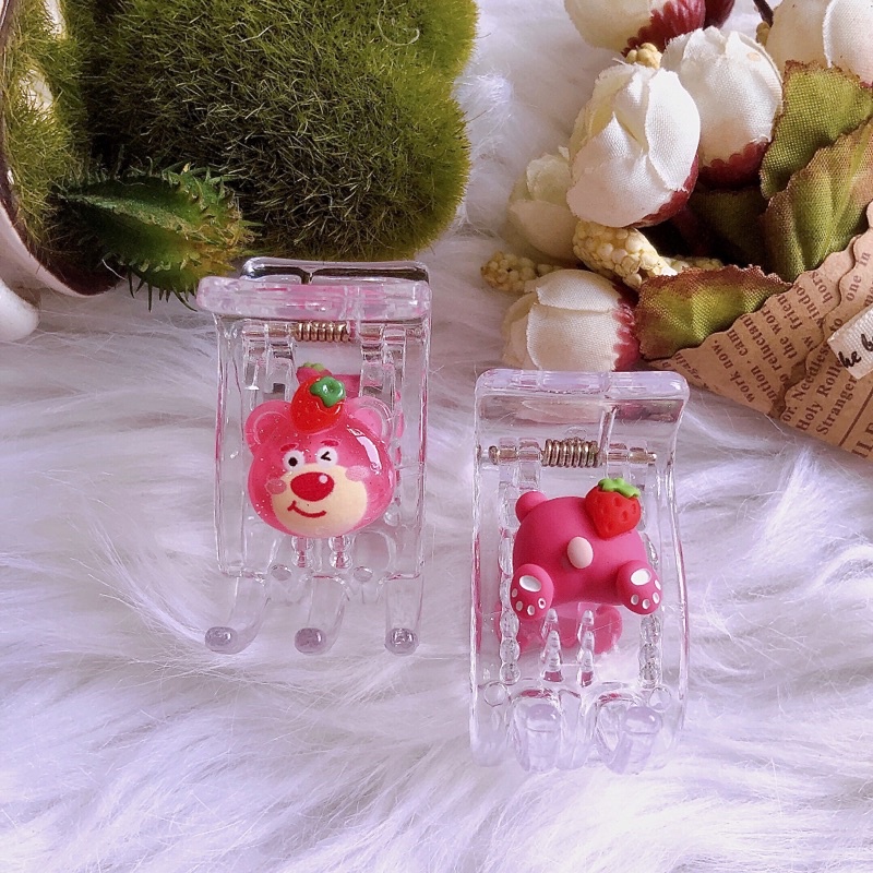 KẸP TÓC CÀNG CUA 5 RĂNG GẤU DÂU LOTSO