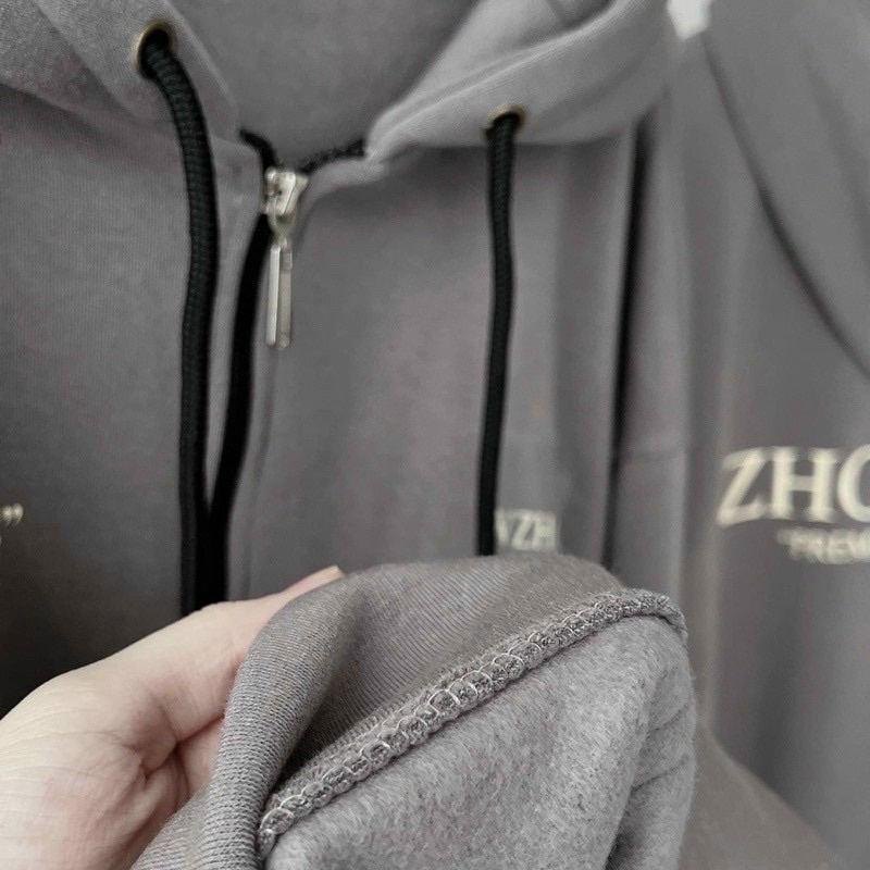 Áo hoodie nam nữ dây kéo Có Mũ Rộng Trùm Đầu In Chữ Chất Nỉ Ngoại dày hàng mới bao đẹp tp GKM Fashion