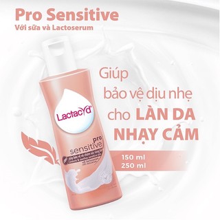 Dung dịch vệ sinh phụ nữ Lactacyd Pro Sensitive cho da nhạy cảm 150ml