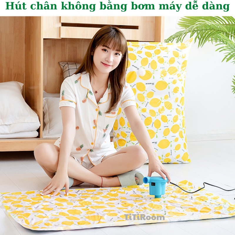 Túi hút chân không DUCKBILL BABY chống nước, chống ẩm cao cấp đựng quần áo chăn màn kích thước 40,60,70,80,100 cỡ lớn