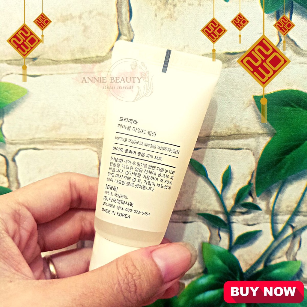 Tẩy tế bào chết Primera dạng gel tẩy da chết nhẹ nhàng dưỡng da mặt sạch thoáng lại giữ ẩm cho da mềm mại không kích ứng