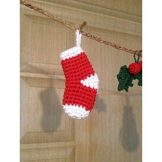 Tất len trang trí noel