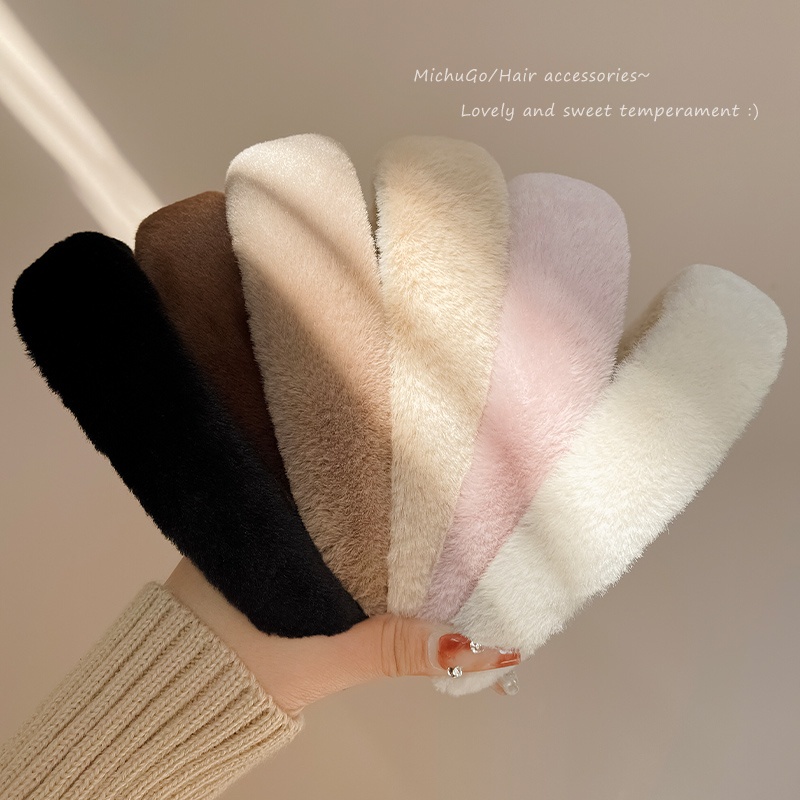 Băng Đô Vải Nhung Thời Trang Mùa Thu Cho Nữ