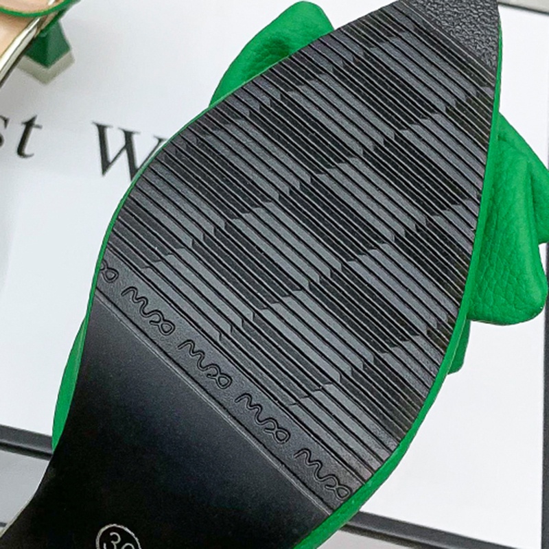 Ielgy Giày Cao Gót Đính Nơ Màu Trắng Dễ Phối Đồ Phong Cách Hàn Quốc Cho Nữ