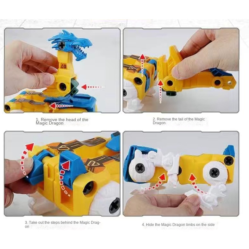 Đồ Chơi Lắp Ráp Khủng Long Biến Hình 2 Trong 1 Cho Bé