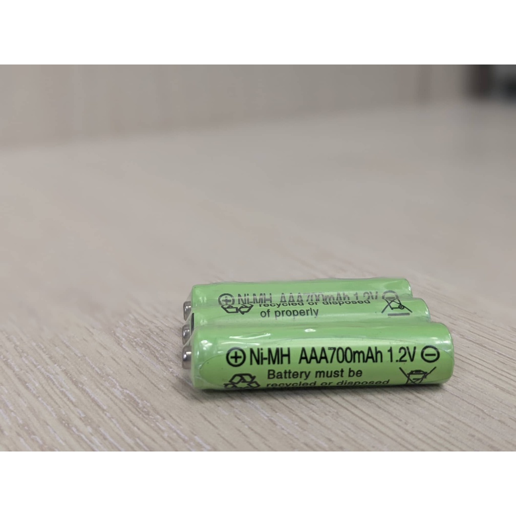 Pin Sạc AAA, Pin Đũa Ni Mh 700mAh dung lượng cao sạc lại được