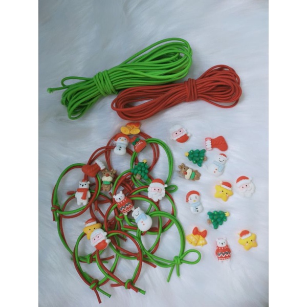 Dây chun tròn co giãn làm dây buộc tóc,phụ liệu hànmade size 2_3mm