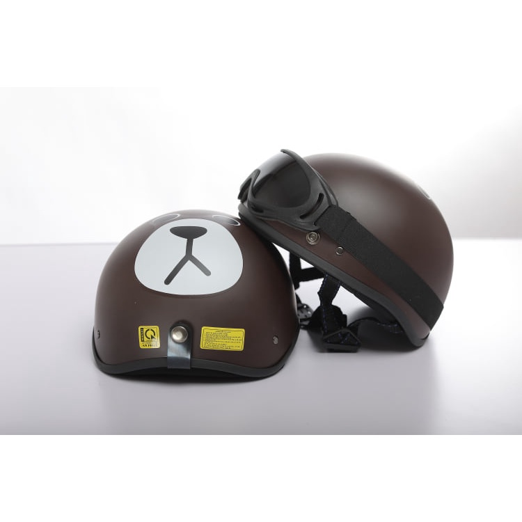 Mũ Bảo Hiểm Nửa Đầu 1/2 Nhiều Tem Giá Sỉ Siêu HOT - Hàng Cao Cấp