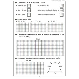 Sách - Đề kiểm tra Toán 2 học kì 2