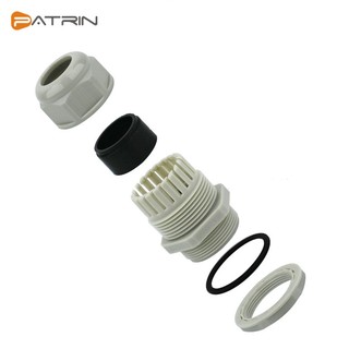 [Có ron chống nước]Ốc siết cáp nhựa PG7 / PG9 / PG11 / PG13.5 / PG16 Túi 100 cái