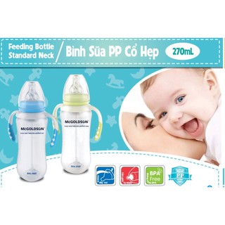 Bình sữa PP cổ hẹp McGOLDSON 270ml