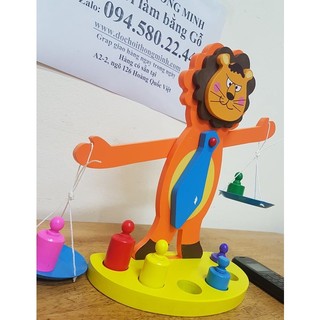 early STEM Balancing Scale, woodtoys, cân thăng bằng, cân chia vạch, cân gỗ