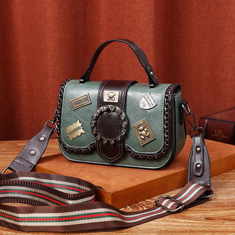 Túi đeo chéo túi xách nữ túi đeo chéo nữ  túi xách 2023 Thời trang mới xu hướng Vintage in rộng dây đeo vai túi vai đơn