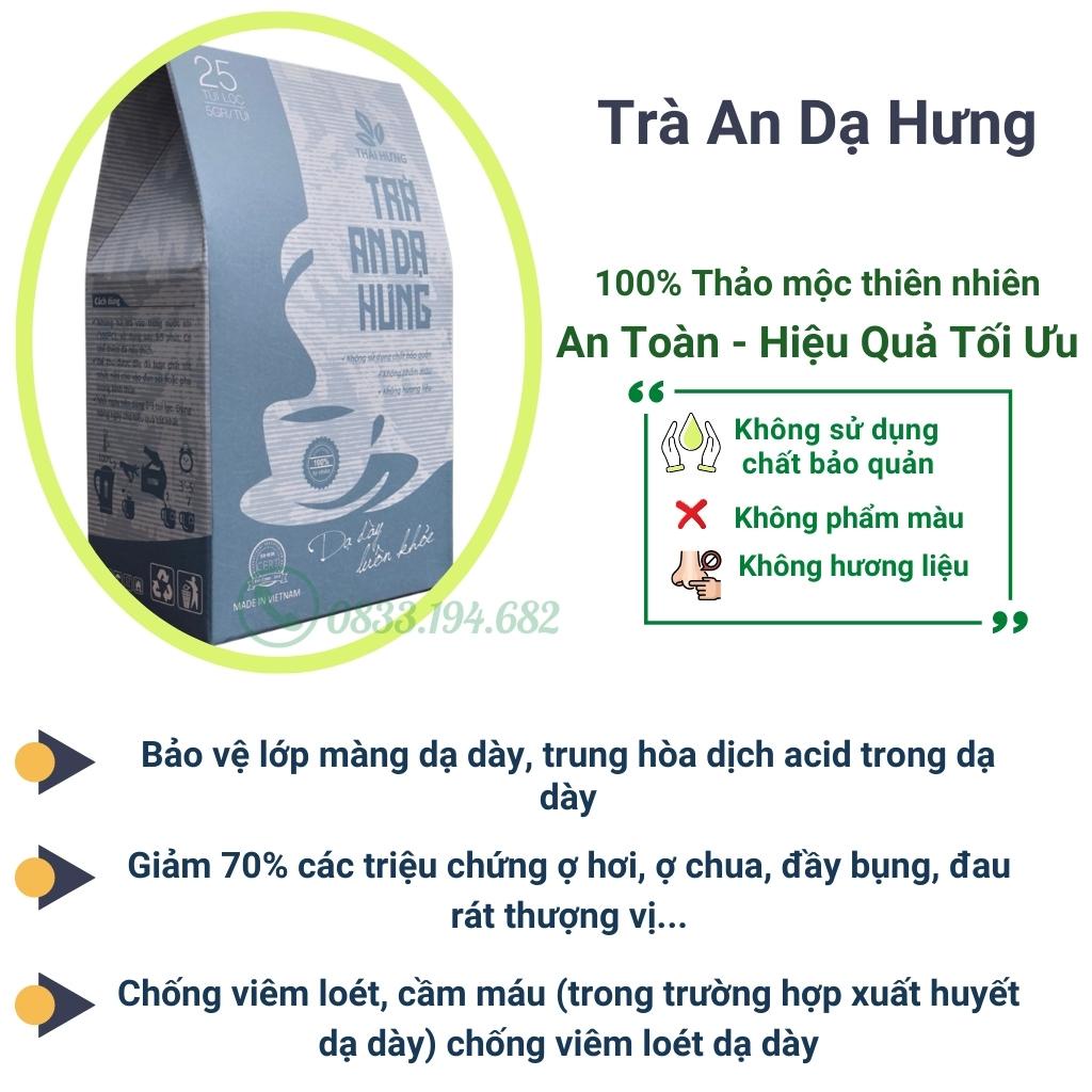 Trà Túi Lọc Thảo Dược Thái Hưng Nhiều Vị - Thìa Canh, Đinh Lăng, Giảo Cổ Lam, Cà Gai Leo, An Dạ, An Gút, Tía Tô