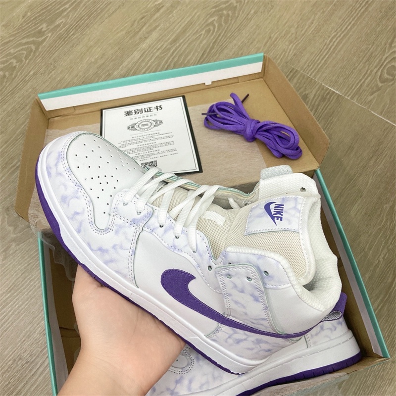 Giày Sneakers Nike SB Dunk Lavender 100% Chính Hãng Cổ Cao Thời Trang Unisex