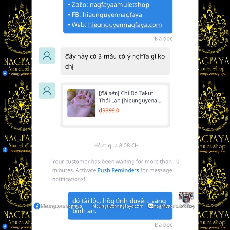 Dây Đeo Tay Takut Chỉ Đỏ Thái Lan