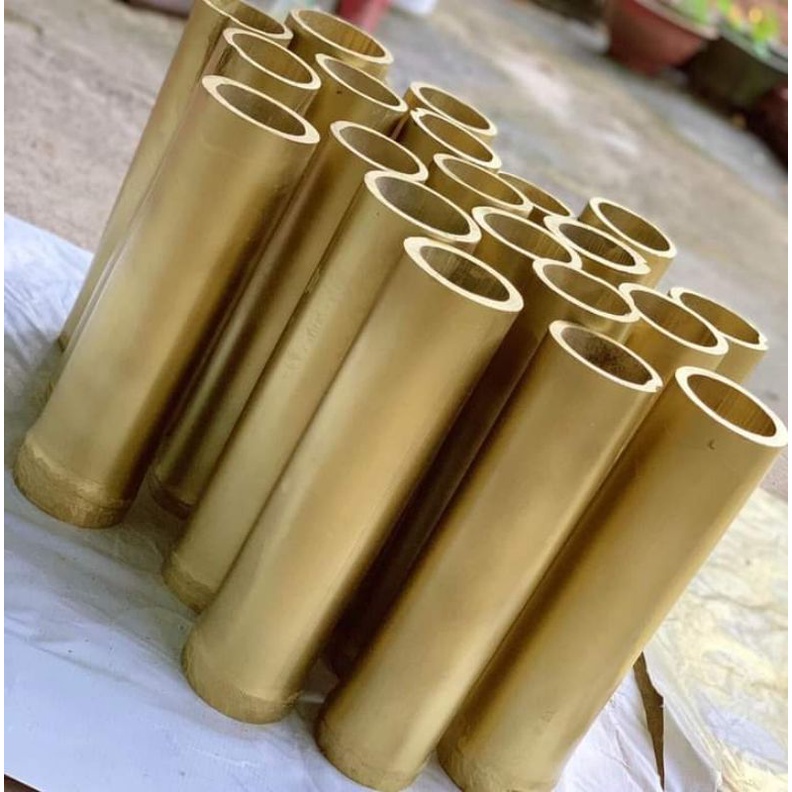 bình hoa , lọ hoa làm bằng tre