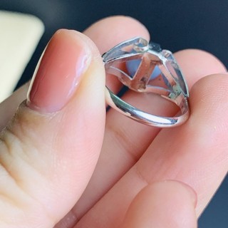 Nhẫn khắc silver pearl Hàng Si Nhật