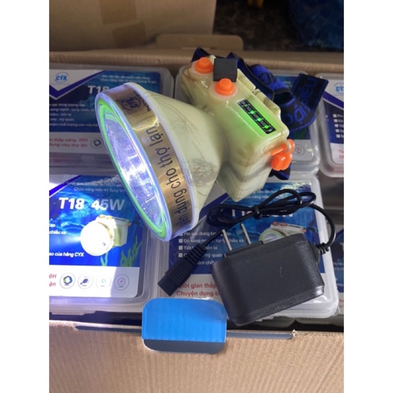 ĐÈN PIN ĐỘI ĐẦU LED HÀNG THÁI SIÊU SÁNG CHIẾU XA T18, T16, T20, T11 CHUYÊN CHO THỢ LẶN - LẶN NƯỚC SÂU 50M