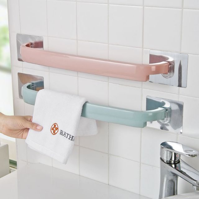 Thanh Dán Tường Treo Khăn Mặt Kệ Dán Tường Treo Quần Áo B111