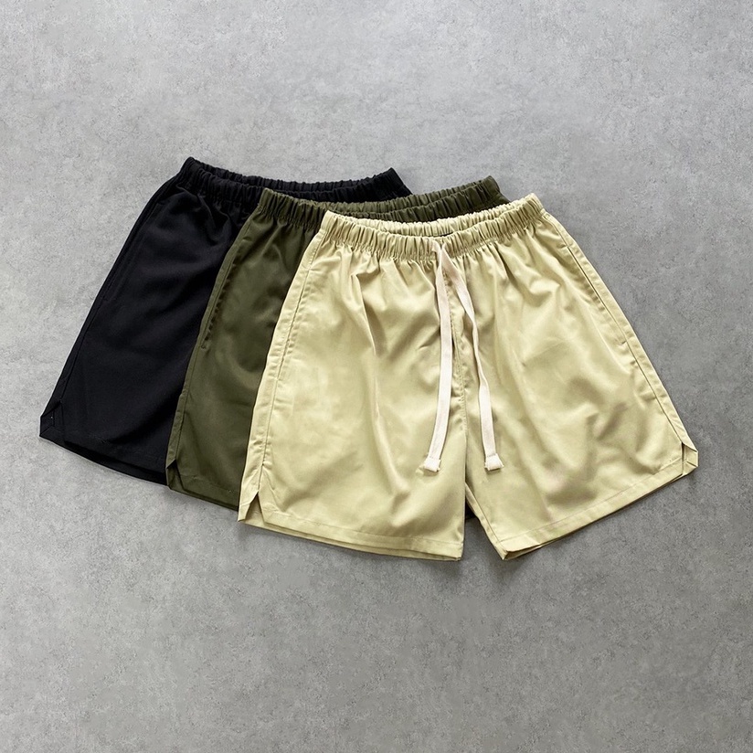 Quần short nam kaki DATINO Streetwear form rộng mặc trên gối túi sâu, bền màu