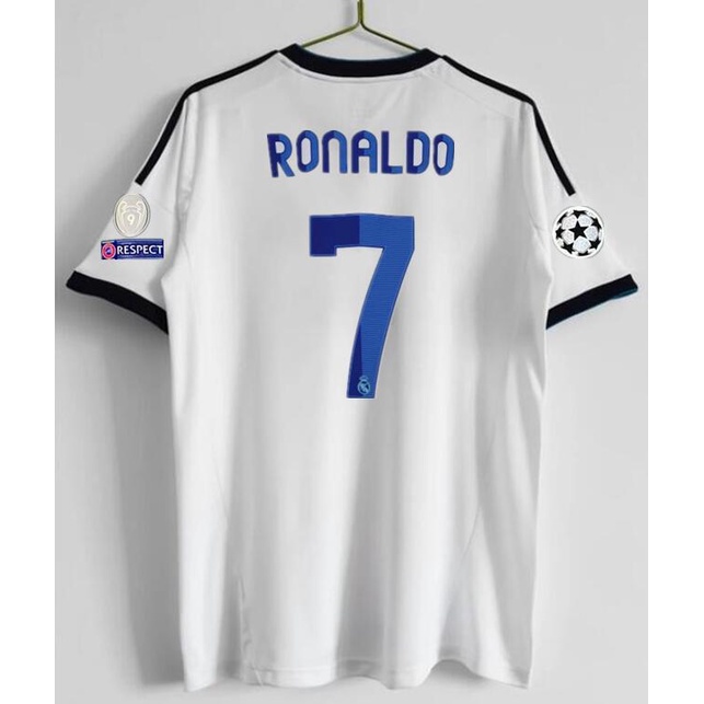 Áo Thun Bóng Đá Tay Dài Đội Tuyển Real Madrid 2012 2013 # 12 # 13