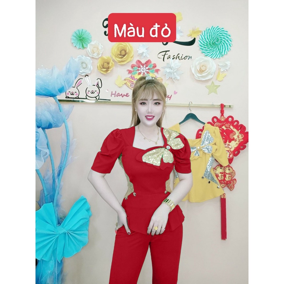 Sét bộ mặc tết đi chơi dễ thương 5 size từ 40 kg đến 75 kg.LV01
