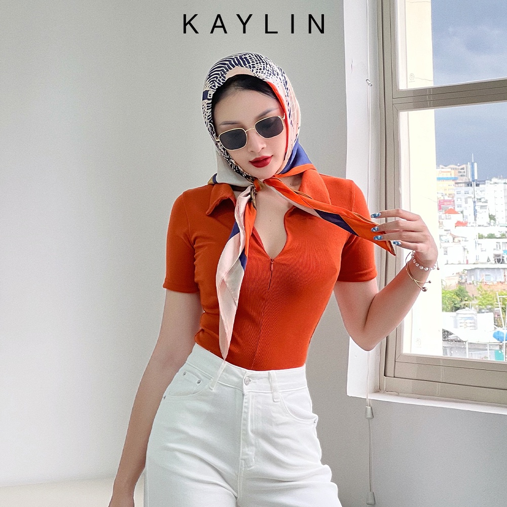 [Mã FATREND2810 giảm đến 30k tối đa 99k] Áo thun gân Croptop Freesize ôm body kiểu tay lỡ phong cách KAYLIN- N1651