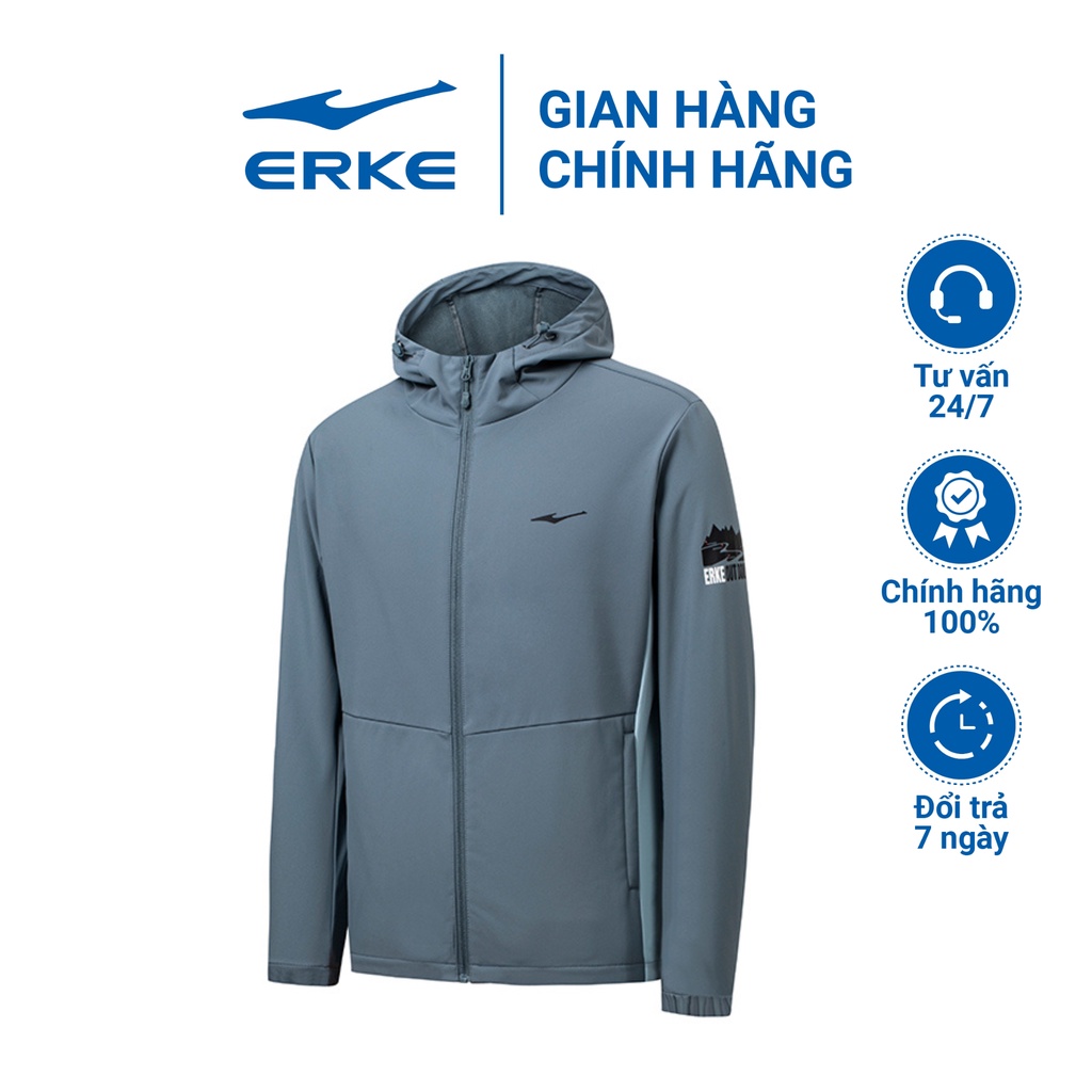 Áo khoác thể thao nam OUTDOOR Erke áo khoác tập luyện ngoài trời chất liệu cao cấp chống nước 11222302041